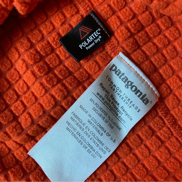 Patagonia R1 Pullover Color Cusco Orange Sz:S - Picture 5 of 7